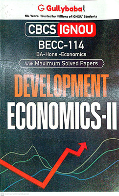 IGNOU BA Economics Hons. Help Guide (BECC-114, Development Economics-2)(PAPER BINDING, GPH)