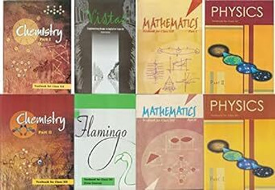 Ncert , Class - 12 Set Of 8 Books ( Mathematics Part 1 & 2 , Chemistry Part 1 & 2 , Physics Part 1 & 2 , Flemingo , Vistas ) 2025 Edition(Paperback, N..C..E...R...T)