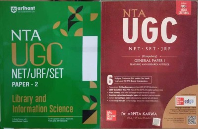 Arihant NTA UGC NET/ JRF/ SET PAPER-2 Library And Information Science OR NTA UGC NET Paper 1 2024: Teaching & Research Aptitude(Paperback, Nandini Sharma, Farah Sultan, Aditya Raj, Kanika Khandelwal, ARPITA KARWA)