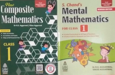 S.chand New Composite Mathematics & Mental Mathematics For Class 1 ( Combo Set Of 2 Books)(paperpack, R.S aggarwal)