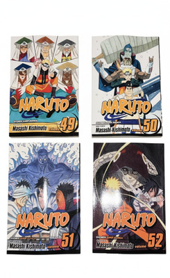 Naruto Volume 49-52 Manga(Paperback, MASASHI KISHIMOTO)