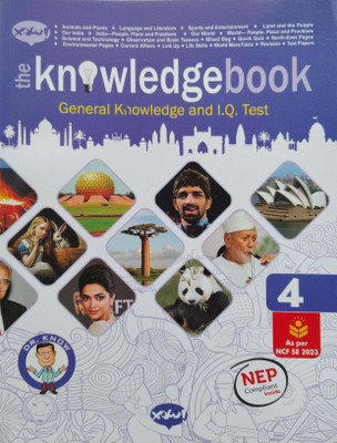The Knowledge Book General Knowledge And I.q.test Class 4(Paperback, Vibhu krishnatri)