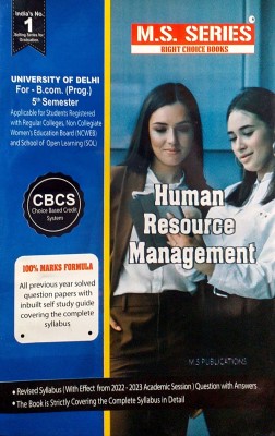 MS Series Delhi University B Com Prog 3rd Year Human Resource Management (HRM) Semester 5 Previous Year Question Papers With Solution Based On CBCS - (SOL & Regular & NCWEB(Paperback, M S Publications)