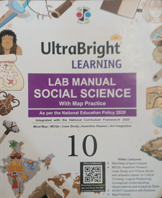 Ultra Bright Learning Lab Manual Social Science Class 10(Pepper back, Anuradha sarkar)