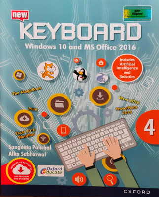 New Keyboard Windows 10 And Ms Office 2016 Class 4(Peper back, Sangeeta Panchal)
