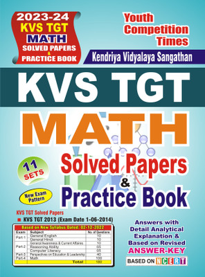 2023-24 KVS TGT Math Solved Papers & Practice Book(Paperback, Hindi, YCT EXPERT TEAM)