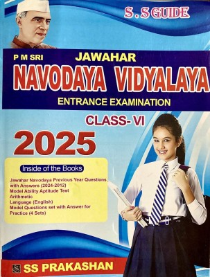 Jawahar Navodaya Vidyalaya Entrance Examination Guide 2025 | Class 6 | English Language | SS Prakashan(Paperback, SS PRAKASHANA GROUP OF WRITER)