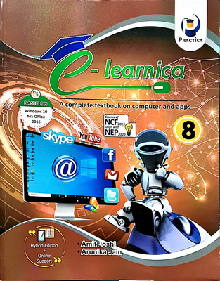 Practica E-Learnica (A Complete Textbook On Computer And Apps)Class 8(Paperback, AMIT JOSHI, ARUNIKA JAIN)