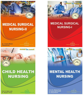 GNM Second Year 4 Book SET IN ENGLISH FOR GNM 2ND YEAR Student 
 (Medical Surgical Nursing 1, Medical Surgical Nursing 2, Mental Health Nursing , Child Health Nursing)(Paperback, Dr Arun Kumar, Prof Dr Malti Lodhi, Dr Fransis Moses, Dr Swapna Melchisedec) GNM Second Year 4 Book SET IN ENGLISH FOR GNM 2ND YEAR Student 
 (Medical Surgical Nursing 1, Medical Surgical Nursing 2, Mental Health Nursing , Child Health Nursing)(Paperback, Dr Arun Kumar, Prof Dr Malti Lodhi, Dr Fransis Moses, Dr Swapna Melchisedec)