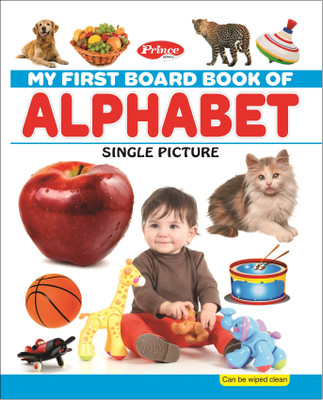 My First Board Book Of Alphabet Single Picture|Smart Books For Smart Kids|My Jumbo Board Books-ALPHABET | ABCD For Nursery And Preschool Children | Wipe-Clean Children's Friendly General Knowledge Board Book With Attractive Pictures Capturing Imaginations Of Children (24 Pages)(Board Book, BMOS (Boo