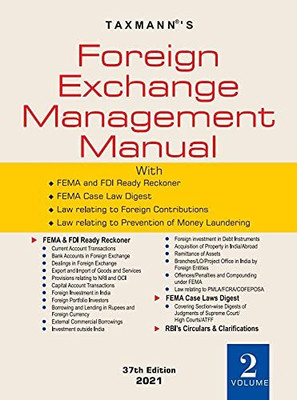 Foreign Exchange Management Manual Vol. - 2(Paperback, Taxmann)