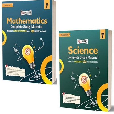 Full Marks Mathematics + Science Complete Study Material Class 7 | Based On New NCERT Textbook And CBSE Syllabus | Includes Chapterwise Summary, Solved Q/A, Practice Papers And More Paperback – 5 May 2025(Paperback, full marks)
