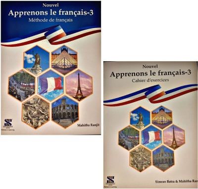 Saraswati Apprenons Le Francais Cahier D' Exercices (Workbook) + Methode De Francais ( Textbook) 3 By Simran Batra(Perfect Paperback, Simran Batra)