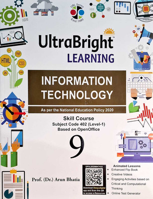 Ultra Bright Learning Artificial Intelligence Class 9(Paperback, Dr. Arun Bhatiya)