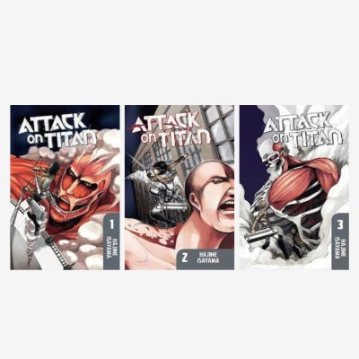 Hajime Isaya : Attack On Titan Vol : 1 & Vol : 2 & Vol : 3 (Paperback, Hajime Isayama)(Paperback, Hajime Isayama)