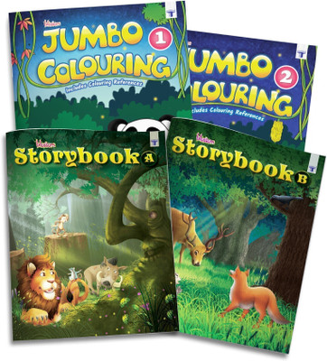Blossom Story And Colouring Books For Kids 3 Year To 7 Year| Reduce Kids Screen Time And Improve Their Imagination| Kit Of 4 Kids Learning Books(Paperback, Content Team at Target Publications)