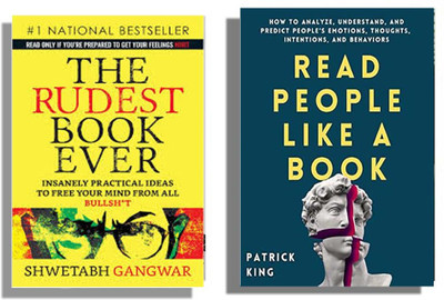 Bookswise:- Must Read 2 Books Combo The Rudest Book Ever & Read People Like A Book ( English ) Bestselling(Paperback, Shwetabh Gangwar, Patrick King)