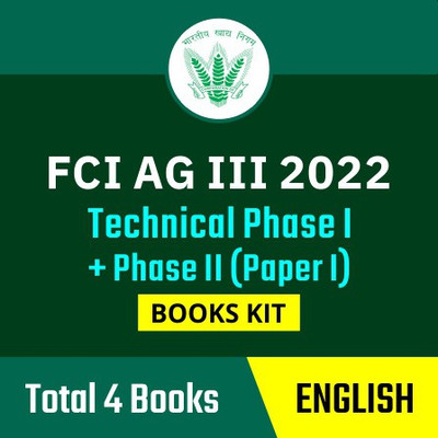 FCI AG III Technical Phase I + Phase II (Paper I) 2022 Books Kit (English Printed Edition) By Adda247(Paperback, Adda247 Publications)