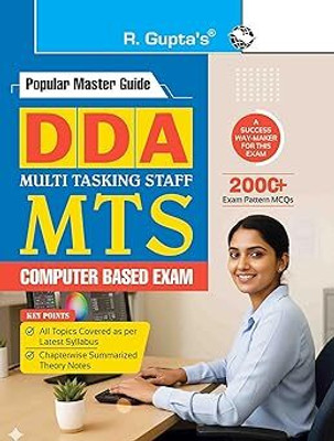 RPH DDA: Multi Tasking Staff (MTS) Computer Based Exam Guide Paperback – 17 October 2025(Paperback, RPH Editorial Board)