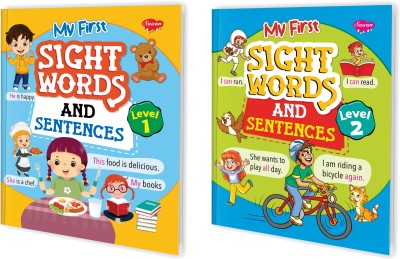 Set Of 2 My Sight Words And Sentences Of Level-1 & Level- 2 | The Ultimate Reading Journey Book Combo For Toddlers(Paperback, SAWAN)