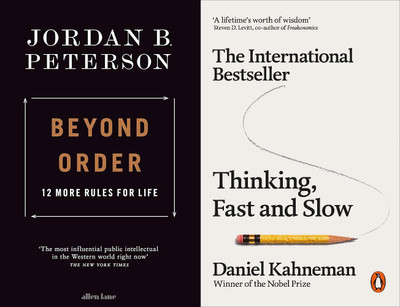 Self Help Book Set Of Two(Paperback, daniel kahneman, jorden b.peterson)