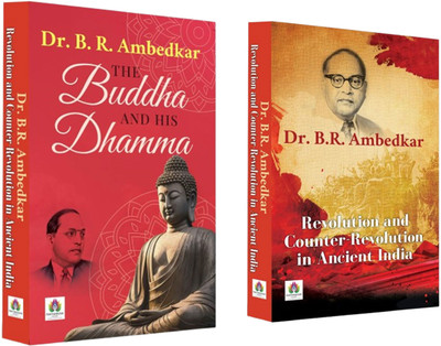 The Buddha And His Dhamma + Revolution And Counter-Revolution In Ancient India | Buddhist Philosophy And Ethics For Generations, Fostering Cross-Cultural Dialogue And Spiritual Exploration Worldwide | Moral And Social Degradation (Set Of 2 Books In English)(Paperback, Dr. B. R. Ambedkar)