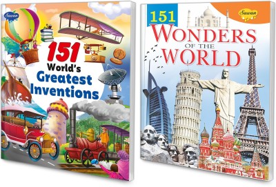 Sawan Present Set Of 2 Story Books | 151 Series | Greatest Inventions & Wonders Of World(Perfect Binding, Manoj Publications Editorial Board)