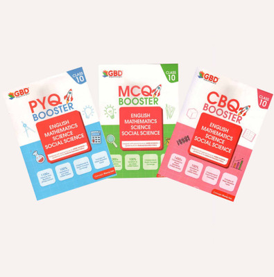 Gbd Class 10 Final Year Examination Booster Series:: [pyq | Mcq | Cbq] For English, Maths, Science & Social Science:: Booster Series For Complete Exam Preparation As Per Asseb Division-I & Nep Guidelines(Paperback, Expert Team of Academicians)