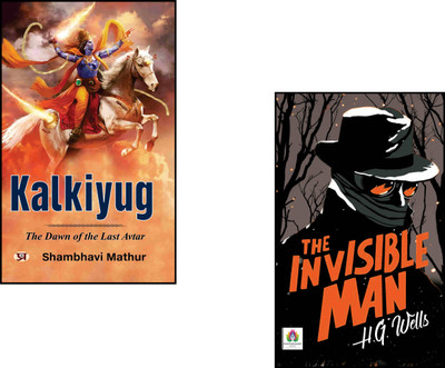 Kalkiyug + The Invisible Man | H. G. Wells | Mythological Fiction | Science Fiction Classic | Hindi English Bundle | Legendary Novels | Imagination And Reality | Timeless Literature (Set Of 2 Books)(Paperback, H. G. Wells + Shambhavi Mathur) Kalkiyug + The Invisible Man | H. G. Wells | Mythological Fiction | Science Fiction Classic | Hindi English Bundle | Legendary Novels | Imagination And Reality | Timeless Literature (Set Of 2 Books)(Paperback, H. G. Wells + Shambhavi Mathur)