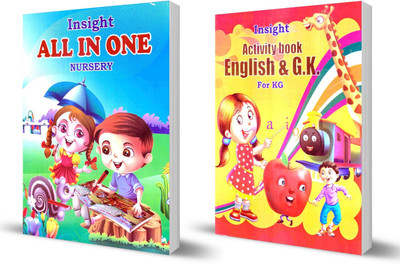 Combo 2 Book Of Insight All In One Nursery And Activity Book English & G.K(Paperback, Insight Education)