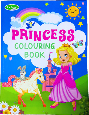 AP SINHA Princess Colouring Book For Kids | Fun Drawing And Painting Practice With Creative Activities | Early Learning Colour Book For Children | Preschool Educational Workbook(Paperback, AP SINHA)