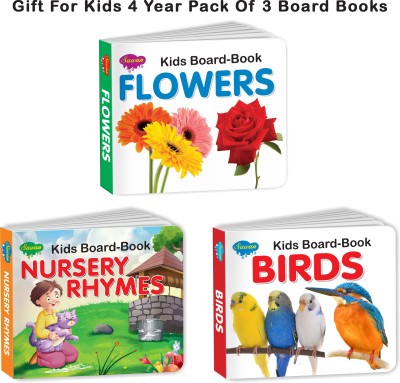 Gift For Kids 4 Year Pack Of 3 Board Books(Hardcover, Sawan)