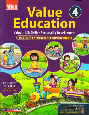 Viva Value Education Book - 4 (Includes A Separate Section On Yoga)(Paperback, Jaya Krishnaswamy)