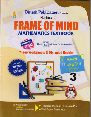 Nurture, FRAME OF MIND MATHEMATICS TEXTBOOK - 3(Paperback, Rajeev Garg)