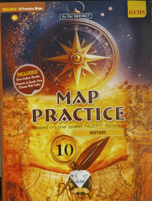 Map Practice History Class 10 (Based On The Latest NCERT Syllabus)(Paperback, B. K. Mishra)