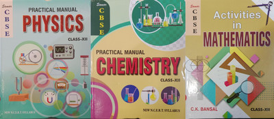 SAMAR CBSE PRACTICAL MANUAL PHYSICS + CHEMISTRY+ Mathematics FOR CLASS 12 (COMBO SET OF 3 BOOKS )(paperpack, samar) SAMAR CBSE PRACTICAL MANUAL PHYSICS + CHEMISTRY+ Mathematics FOR CLASS 12 (COMBO SET OF 3 BOOKS )(paperpack, samar)