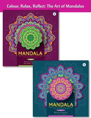 Mandala Colouring Book | Level 1 & 2 Mandala Art Colouring Books - Beginner And Intermediate | Stress Buster For Adult And Children | Has DIY, Meaning Of Colours And Colouring Reference | High Quality Tear Out Colouring Sheets | Set Of 2 Books(Paperback, Target Publications)