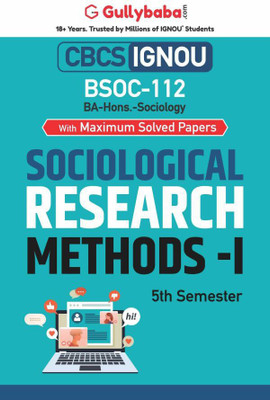BSOC-112 Sociological Research Methods -I(Paperback, GPH Expert)