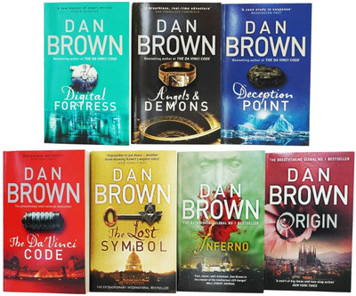 Dan Brown Collection 5 Books Set (Angels And Demons, The Da Vinci Code, The Lost Symbol, Inferno, Origin)(Paperback, DAN BROWN)