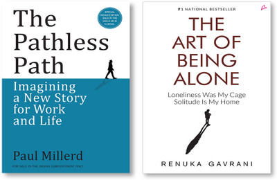 The Art Of Being Alone: Loneliness Was My Cage, Solitude Is My Home + The Pathless Path: Imagining A New Story For Work And Life (English)(Paperback, Renuka Gavrani, Paul Millerd) The Art Of Being Alone: Loneliness Was My Cage, Solitude Is My Home + The Pathless Path: Imagining A New Story For Work And Life (English)(Paperback, Renuka Gavrani, Paul Millerd)