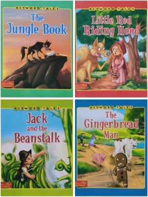 Fairy Tales Combo - Jack And The Beanstalk + Little Red Riding Hood +The Jungle Book + The Gingerbread Man(Paperback, SH)