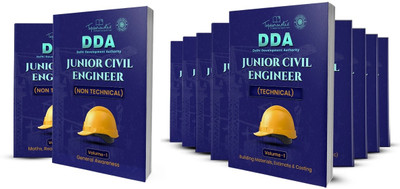 ToppersNotes Delhi Development Authority (DDA) Junior Engineer (Civil) Exam Preparation Study Material Notes In English Medium Set Of Books, Latest Edition(Perfect Paperback, TOPPERSNOTES)