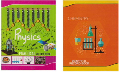 Book Birds Physics And Chemistry Practical Record Books, Hard Cover,1 Side Ruled & 1 Side Plain (Pack Of 2)(Paperback, For Laboratory practicals)