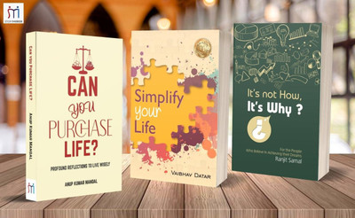 Bestselling Combo Of 3 Books For A Simple Living(Paperback, Vaibhav Datar, Anup Kumar Mandal, Ranjit Samal)