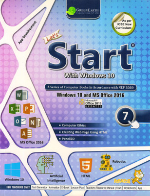 Let's Start With Windows 10 For ICSE Class - 7(Paperback, Geetanjali Sehgal)
