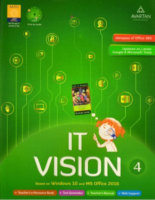 Avartan It Vision Class - 4
( Based On Window 10 And Ms Office 2016 )(Paperback, IT TEAMS)