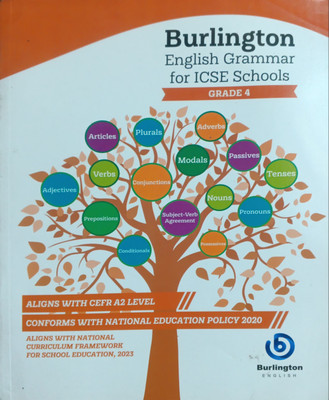 Burlington English Grammar For ICSE Schools Grade 4(Pepper back, Burlington english)