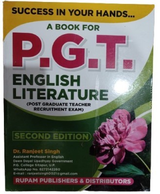 Success In Your Hand A Book For PGT English Literature Dr. Ranjeet Singh Post Graduate Teacher Recruitment Exam(Paperback, Dr. Ranjeet Singh)