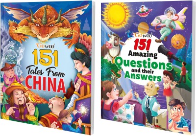 151 Tales From China And 151 Amazing Questions And Their Answers I Pack Of 2 Books I Fun Filled Stories For Growing Kids By Gowoo(Paperback, Manoj Publication editorial board)