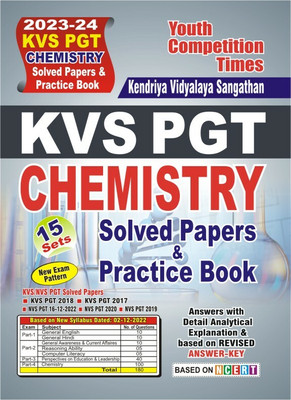 KVS PGT Chemistry Solved Papers & Practice Book (2023-24)(Paperback, YCT)